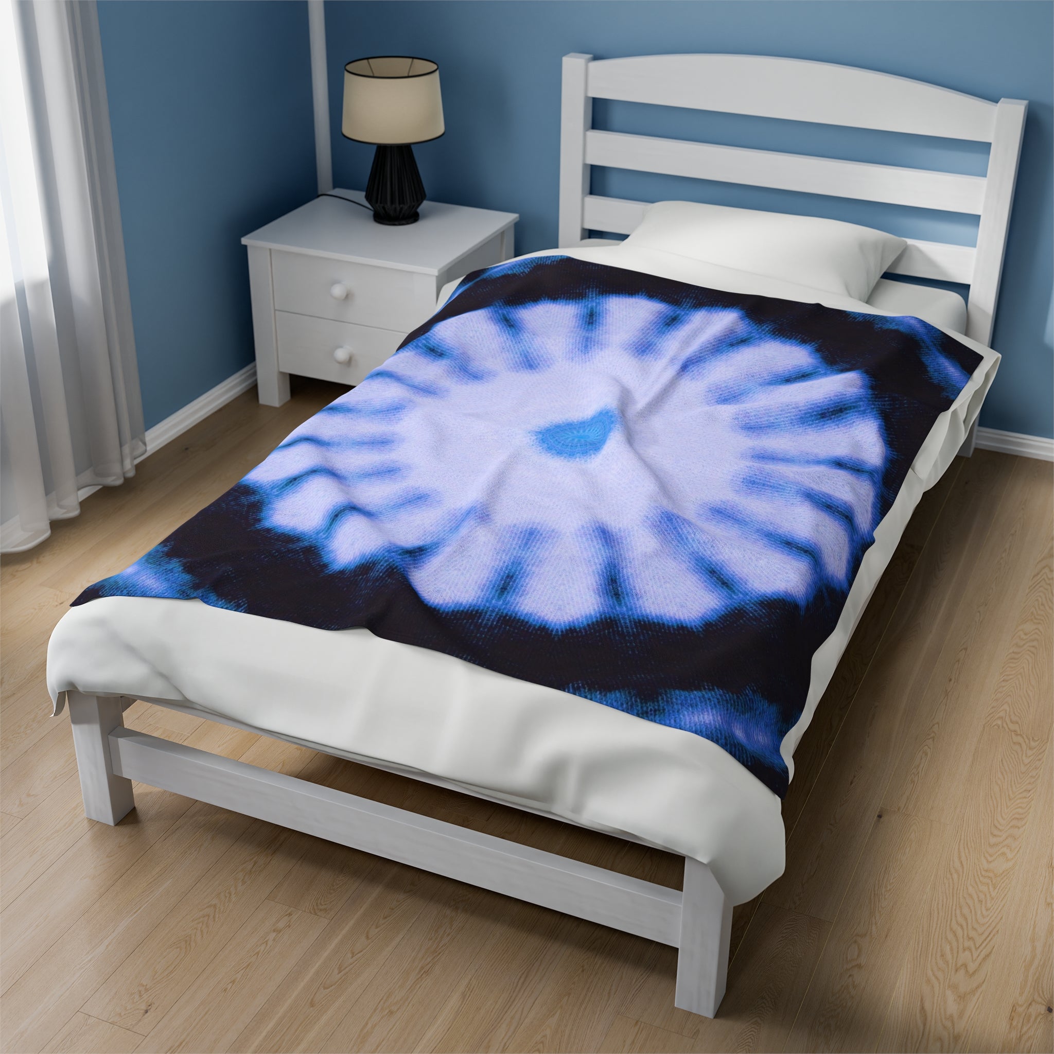 “SNWFLK-2” Cymatic Velveteen Blanket