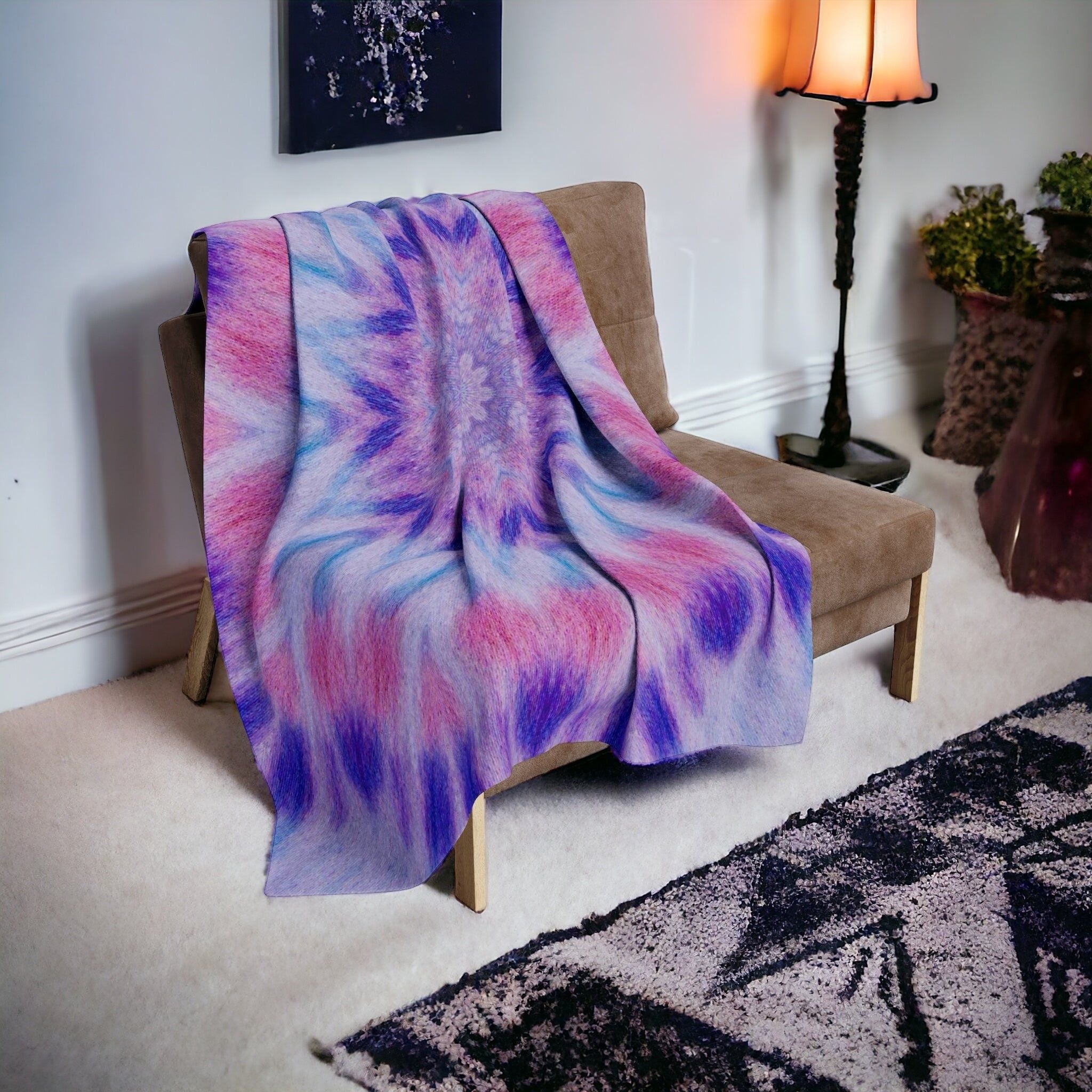 “DAS33D” Cymatic Arctic Fleece Blanket