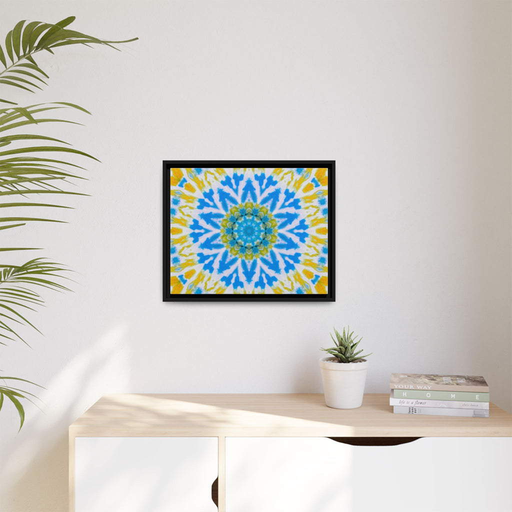"GETA" Cymatic Framed Matte Canvas