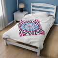 “HYP3R” Cymatic Velveteen Plush Blanket