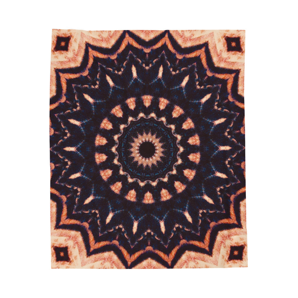 “TRIBAL” Cymatic Velveteen Plush Blanket