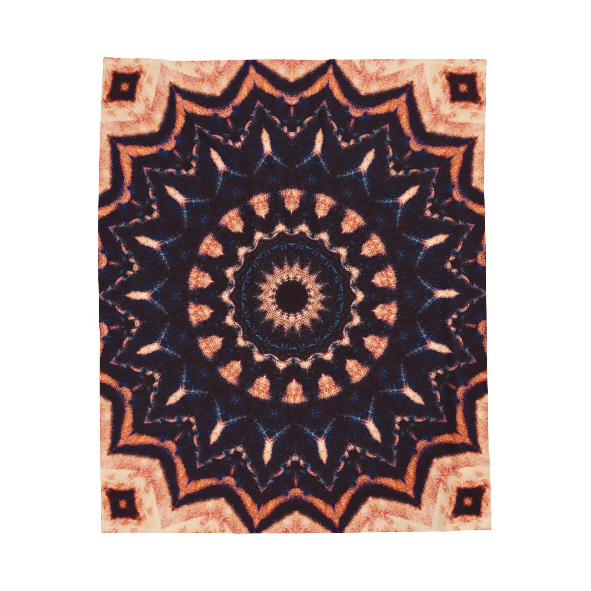 “TRIBAL” Cymatic Velveteen Plush Blanket