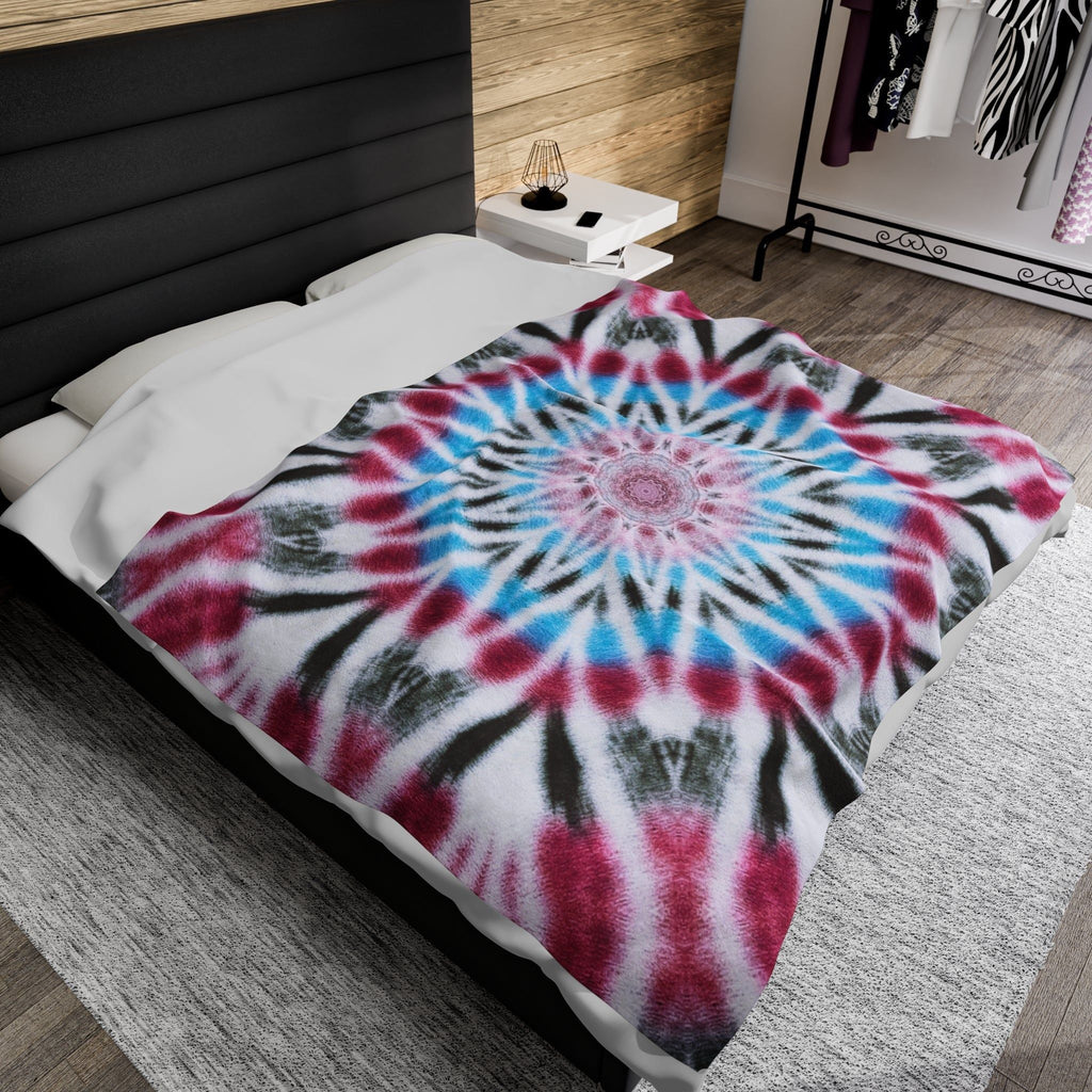 “HYP3R” Cymatic Velveteen Plush Blanket