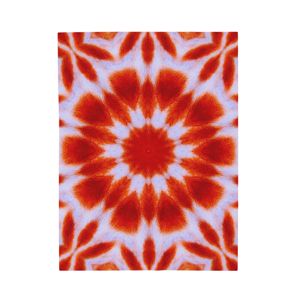 “SACRAL” Cymatic Velveteen Plush Blanket