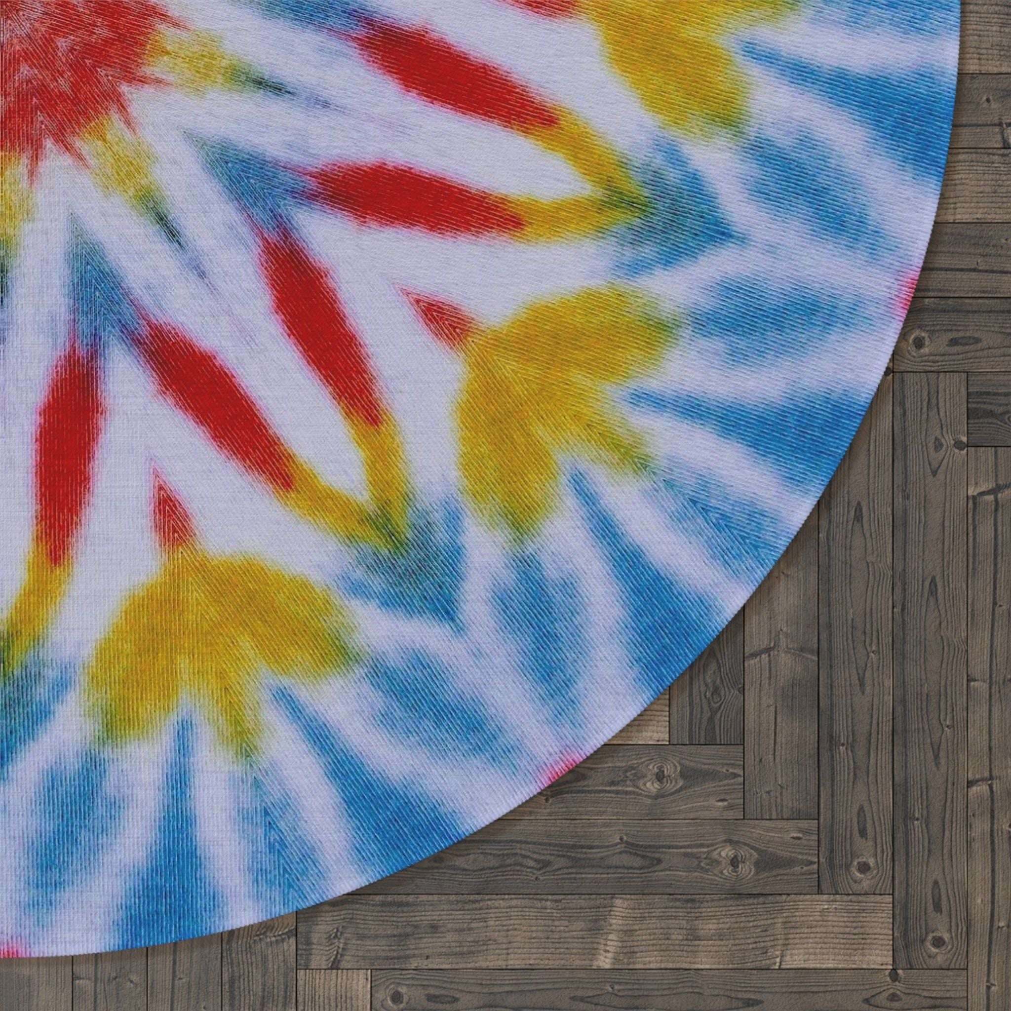 “CRISTOS” Cymatic Print Round Rug