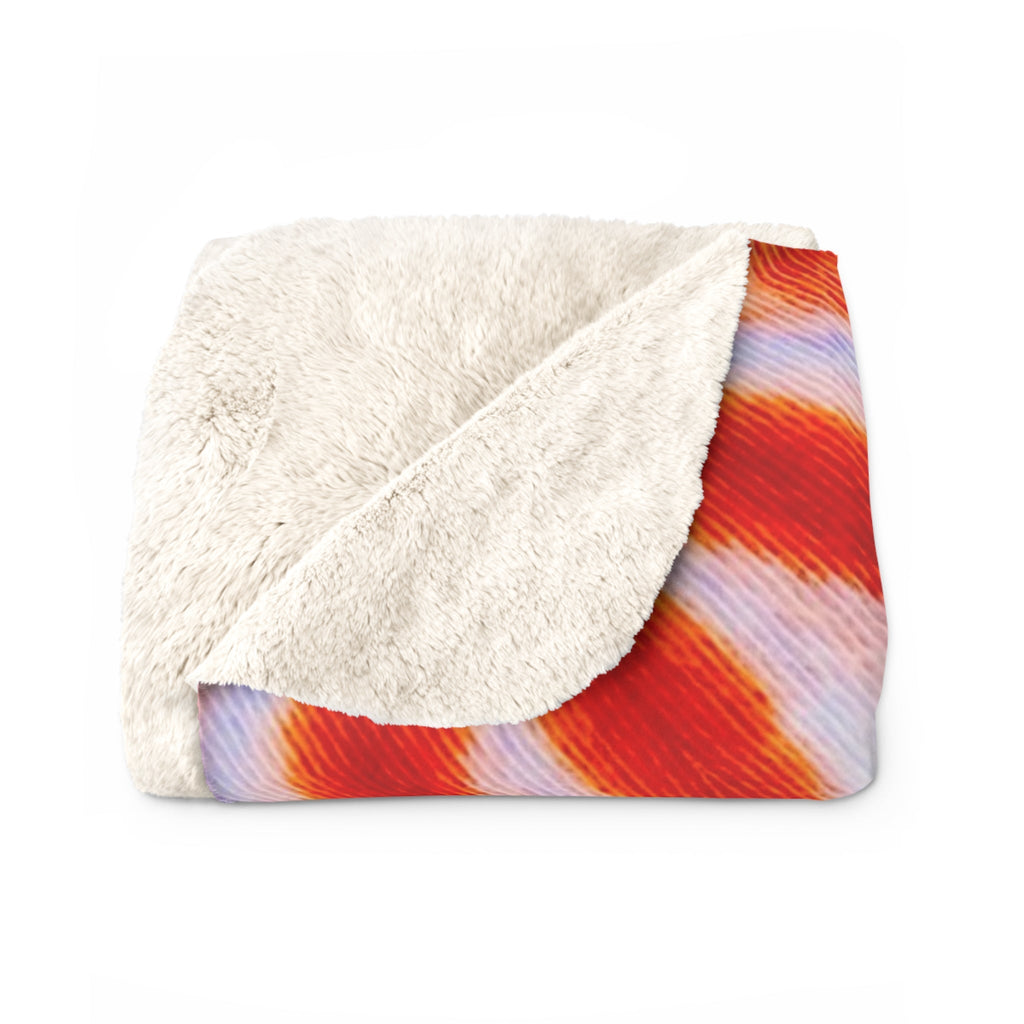 "SACRAL" Sherpa Fleece Blanket | Cosy Throw for Home Decor & Gifts