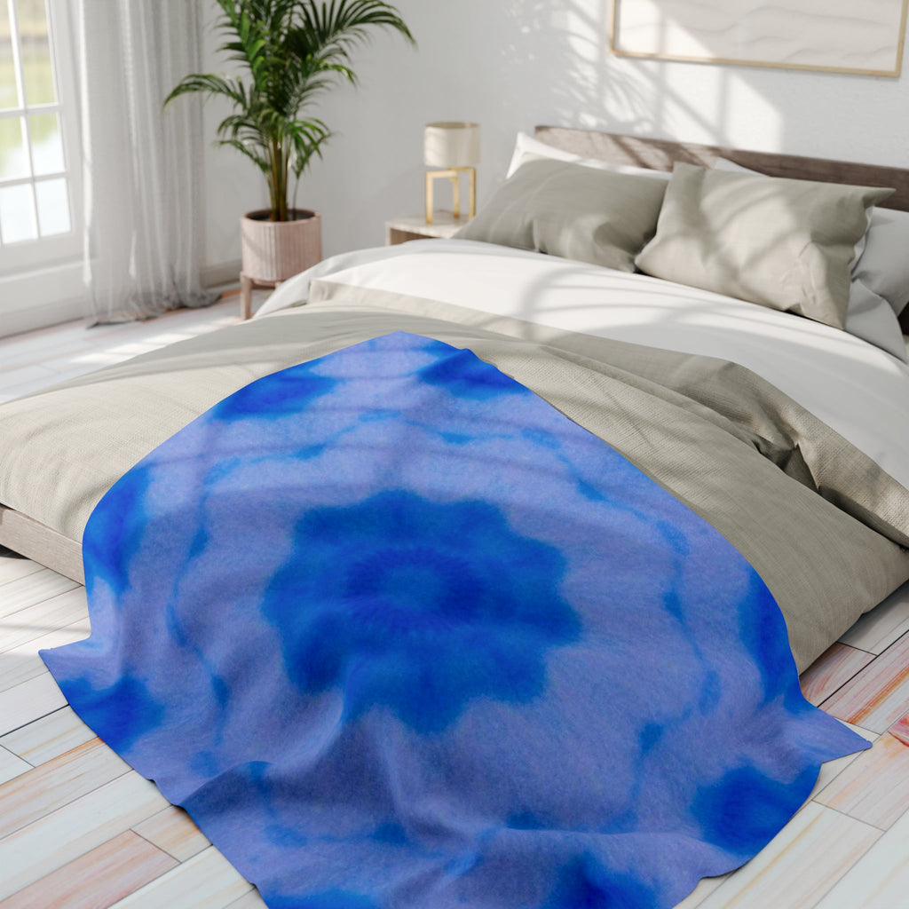“BLU3DR3AM” Cymatic Arctic Fleece Blanket