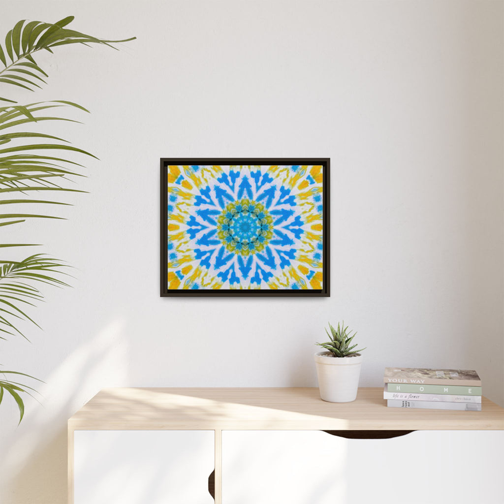"GETA" Cymatic Framed Matte Canvas