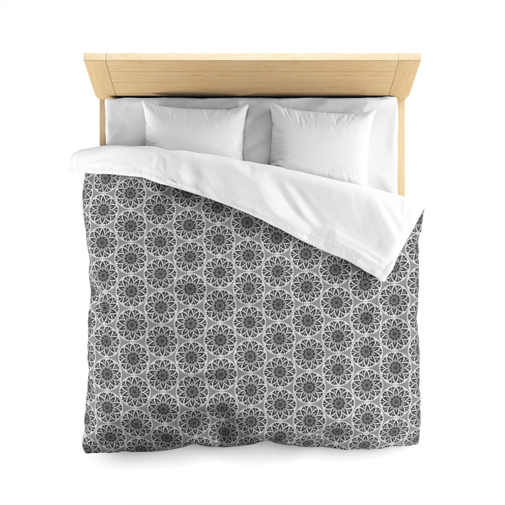 "GETA" Cymatic Duvet Cover (Grey) - Housewarming