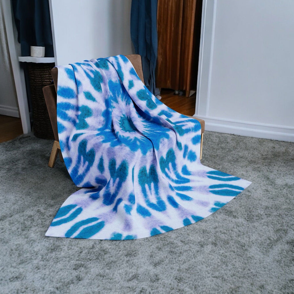 “E-VEIL I” Cymatic Arctic Fleece Blanket