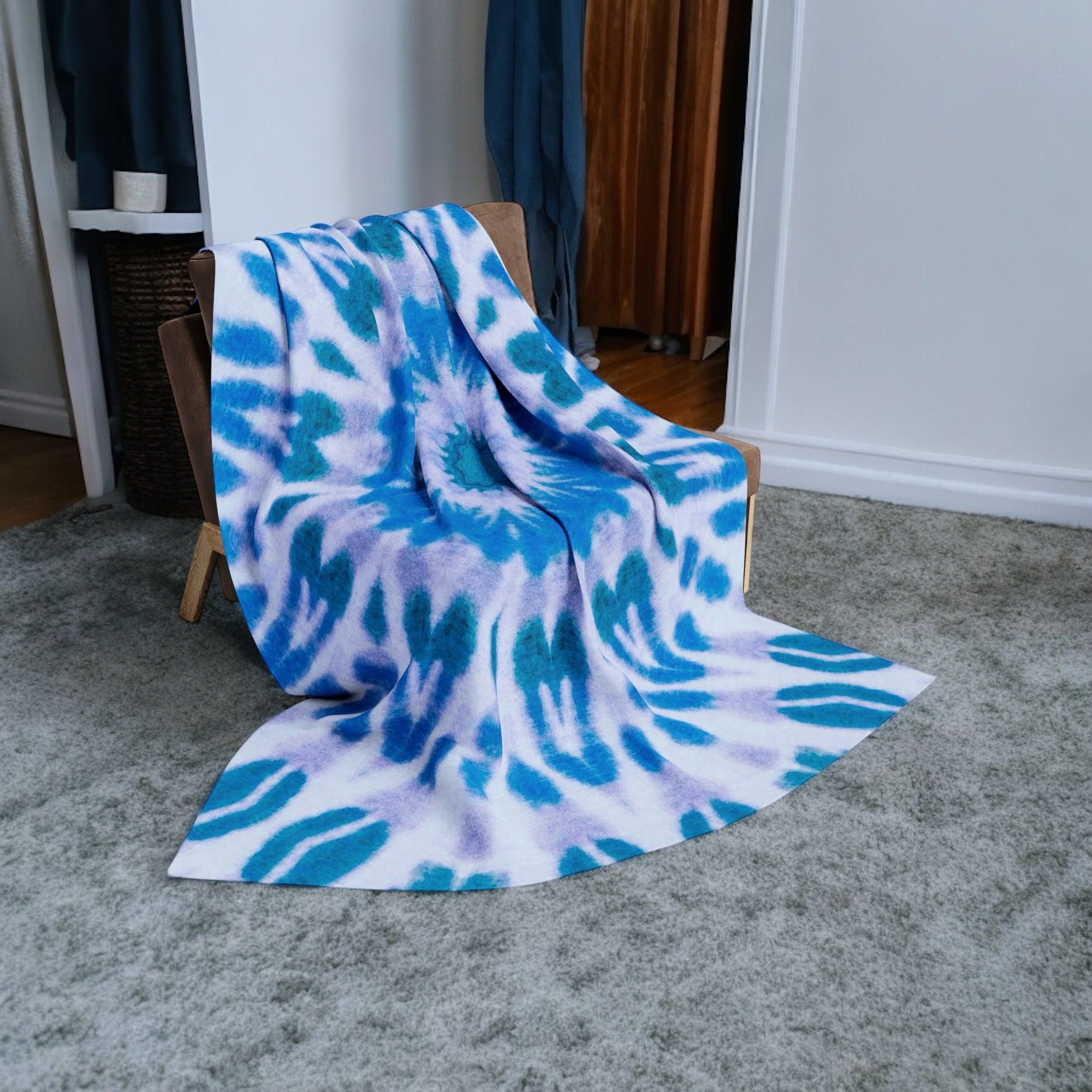 “E-VEIL I” Cymatic Arctic Fleece Blanket