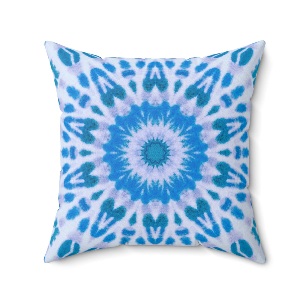 "E-VEIL I" Cymatic Print Square Cushion