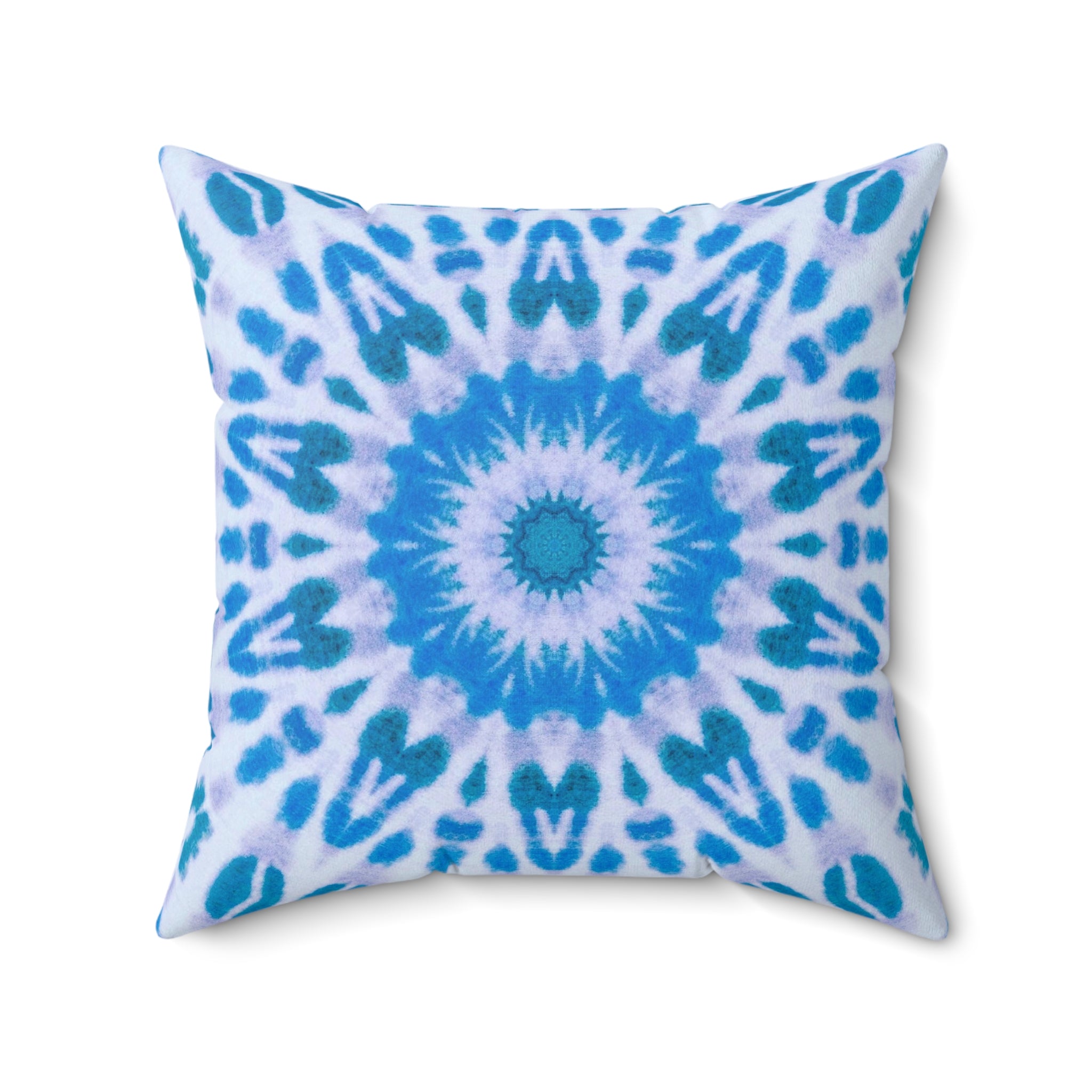 "E-VEIL I" Cymatic Print Square Cushion