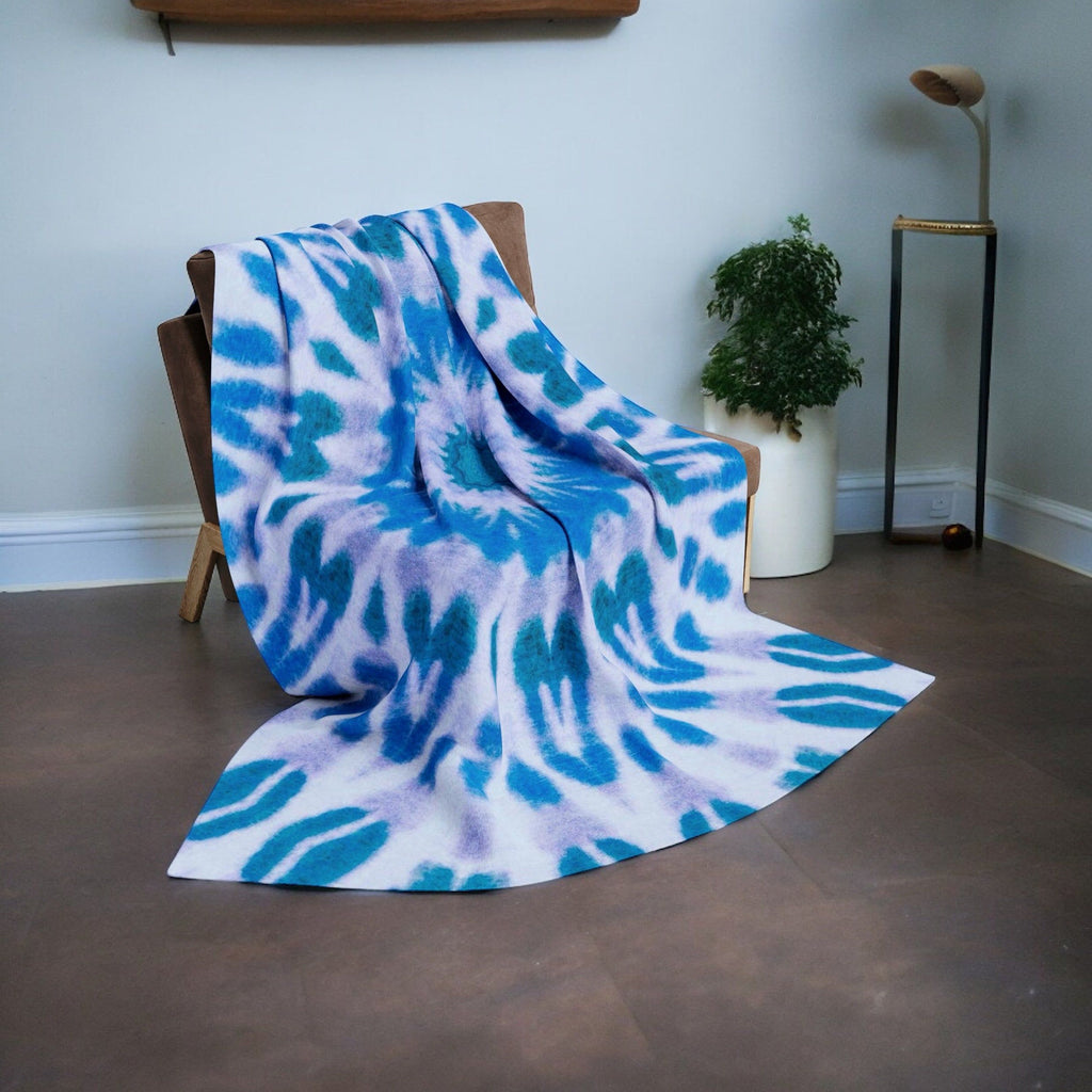“E-VEIL I” Cymatic Arctic Fleece Blanket