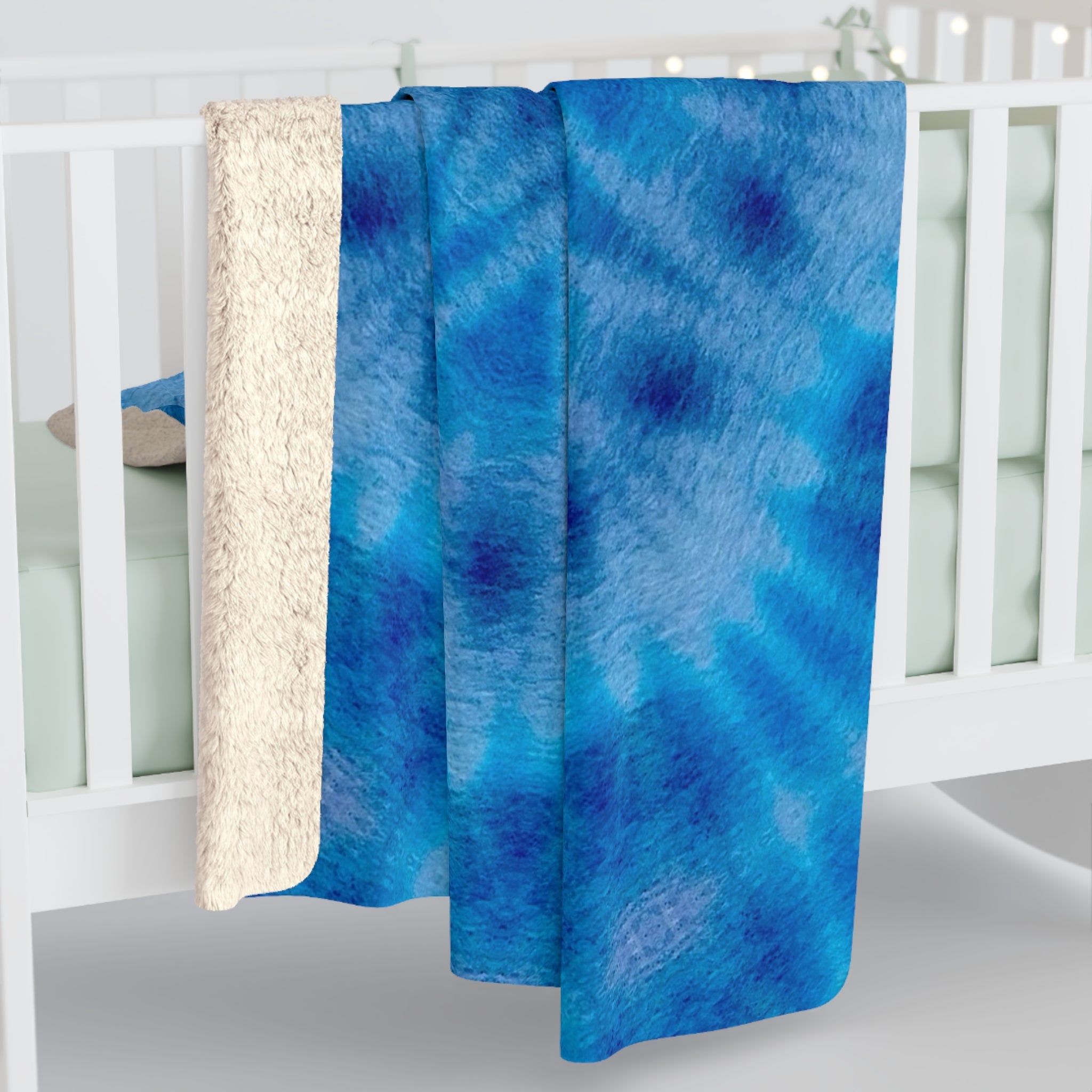 "AVIAN" Cymatic Sherpa Fleece Blanket