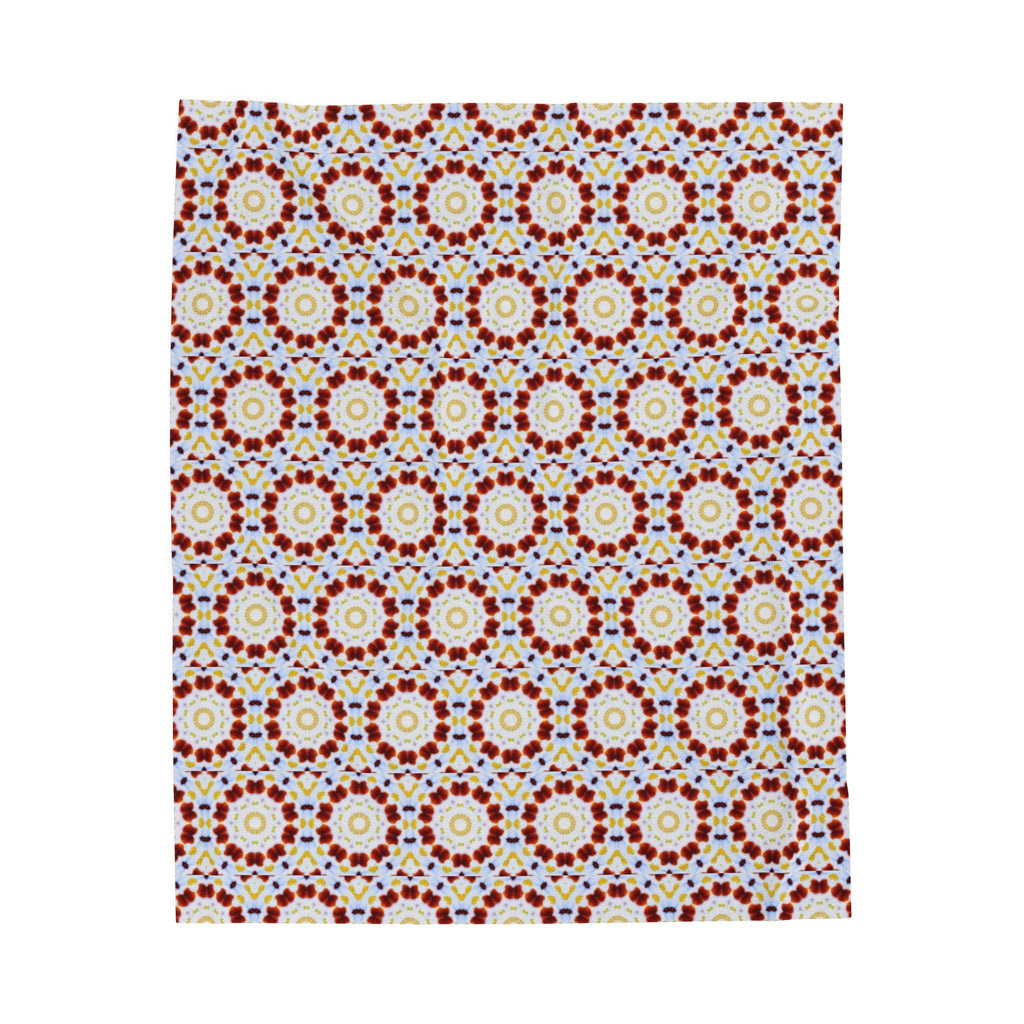 “MOSAIC” Cymatic AOP Velveteen Blanket