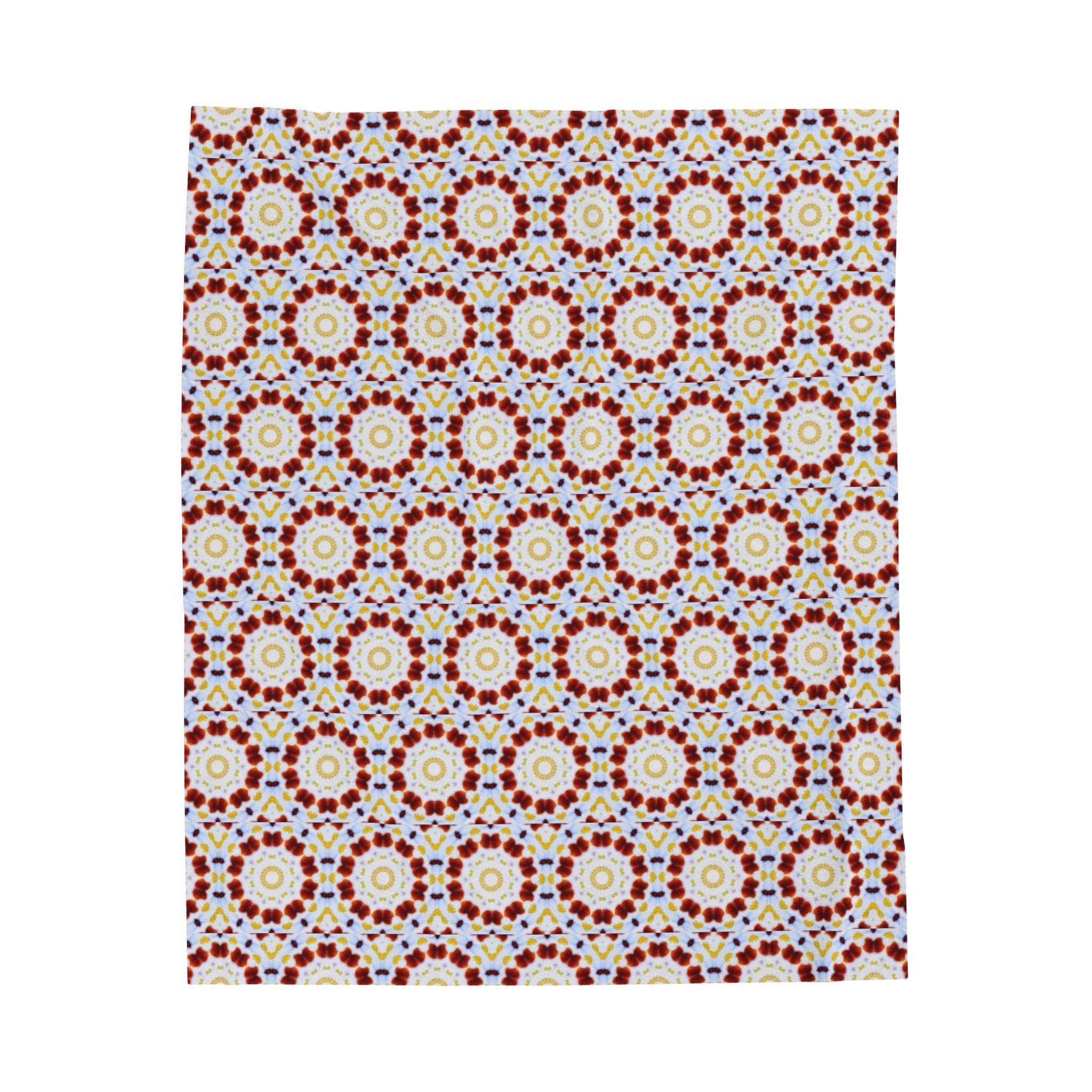 “MOSAIC” Cymatic AOP Velveteen Blanket