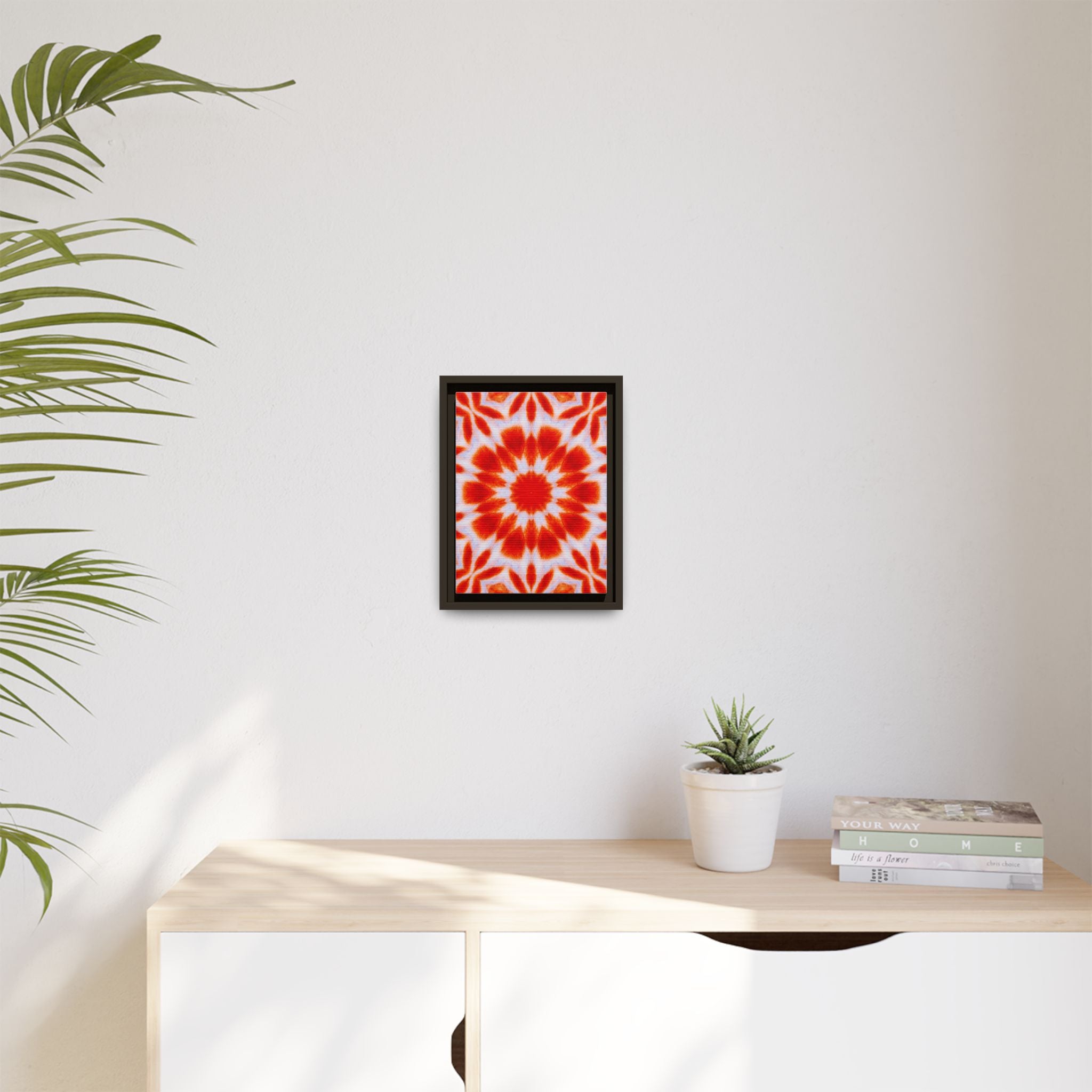 "SACRAL" Cymatic Framed Matte Canvas