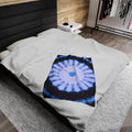 “SNWFLK-2” Cymatic Velveteen Blanket