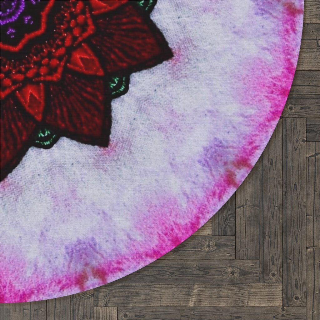 “VESI” Cymatic Round Rug