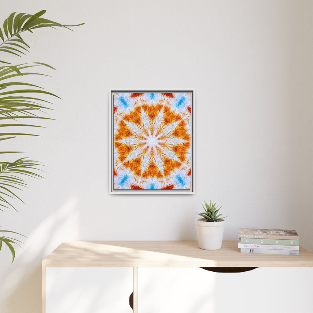"SOL" Cymatic Framed Matte Canvas