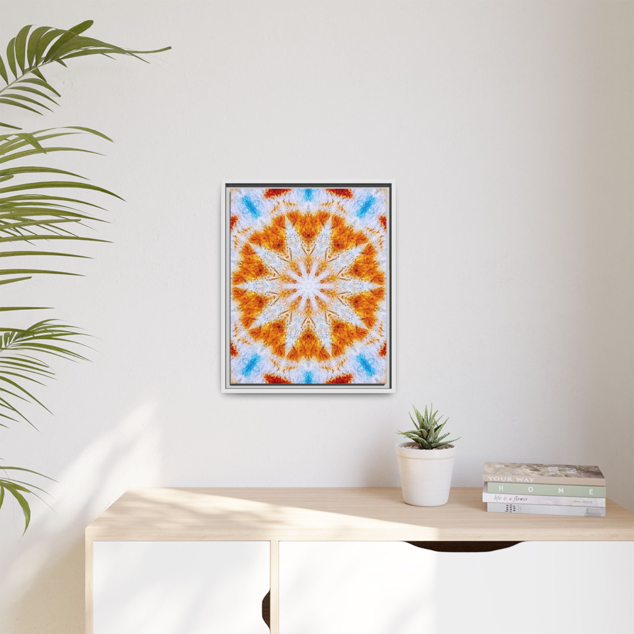 "SOL" Cymatic Framed Matte Canvas