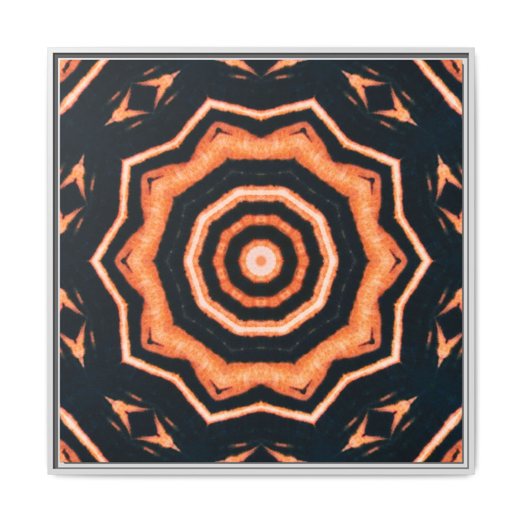 "417" Cymatic Framed Matte Canvas