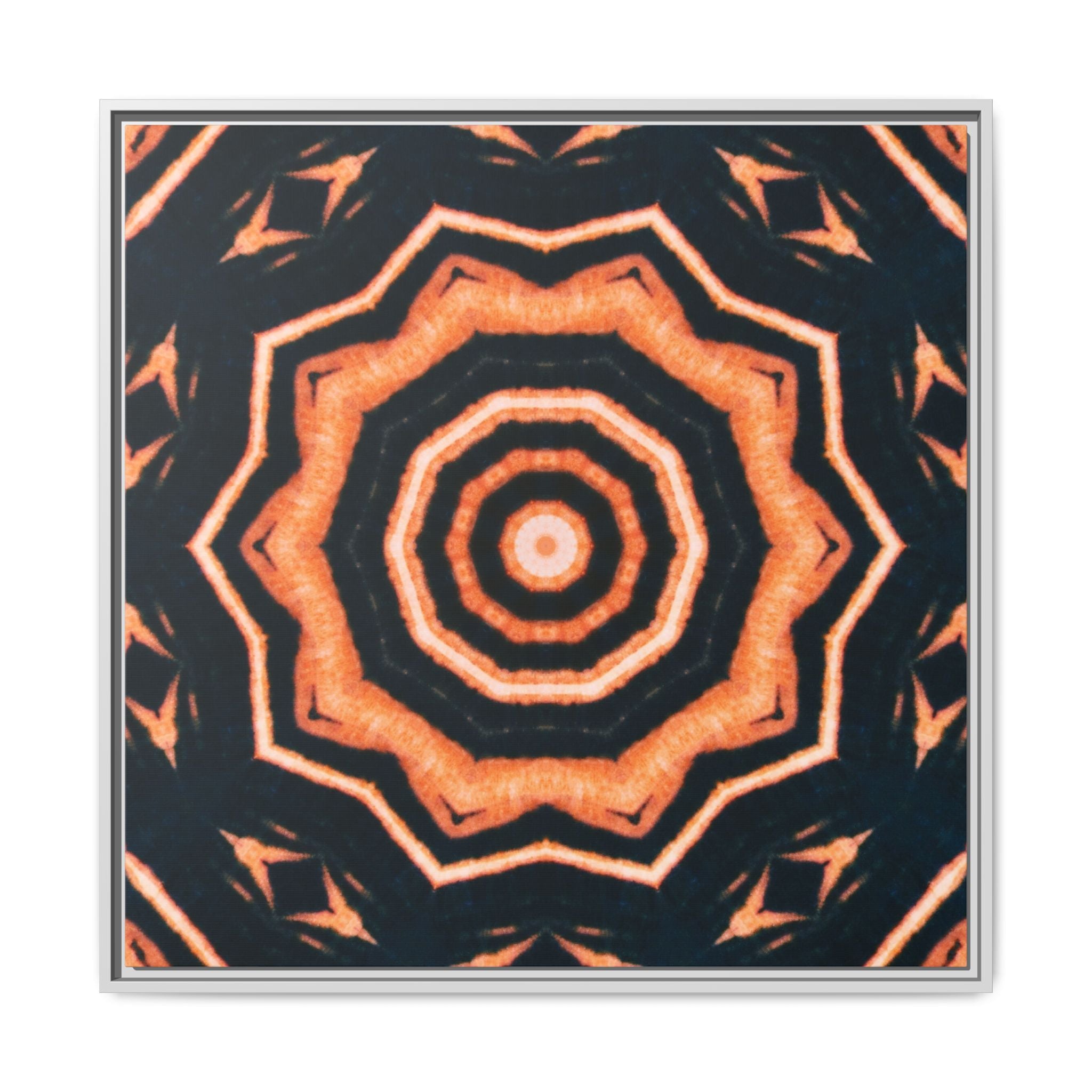 "417" Cymatic Framed Matte Canvas