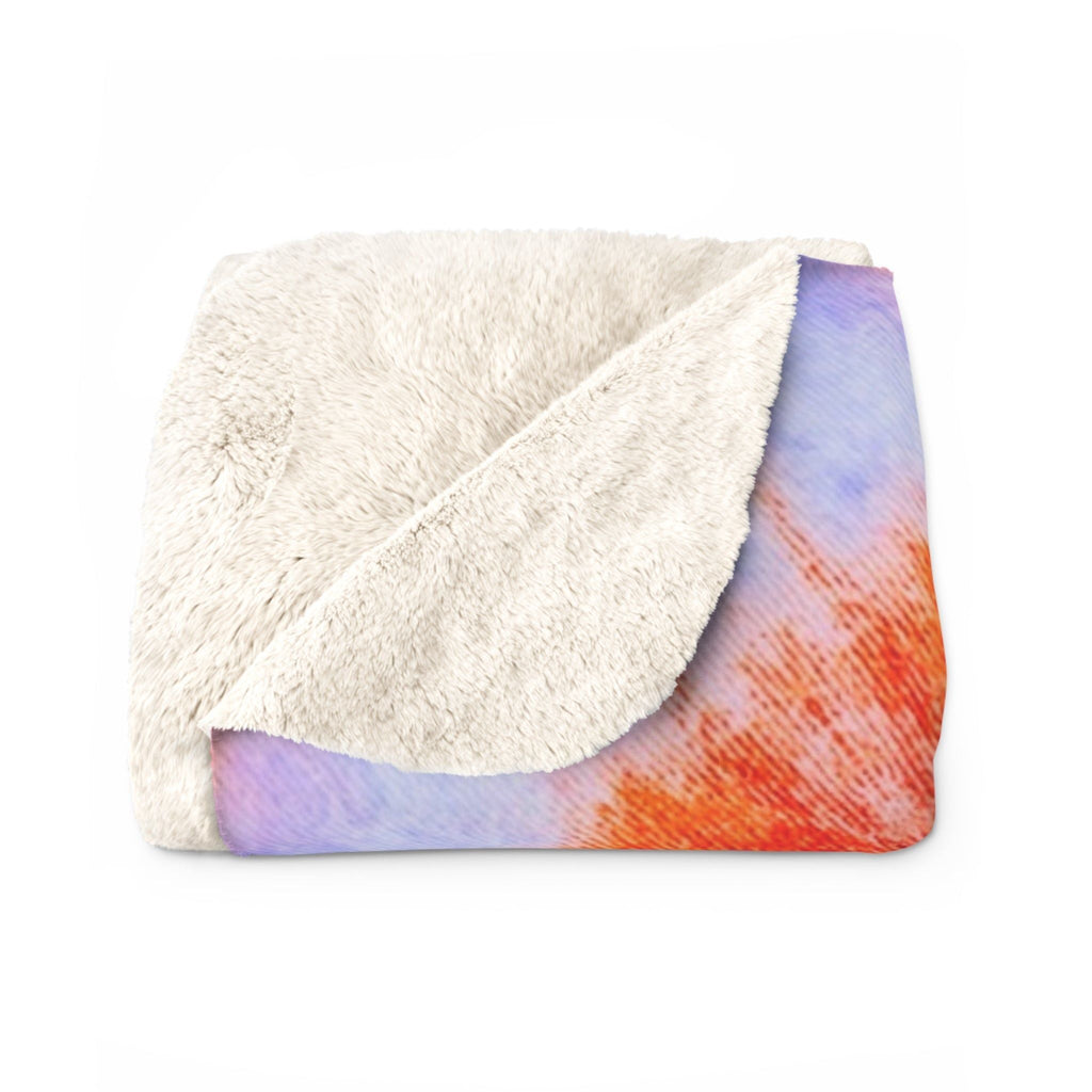 "NEBU" Cymatic Sherpa Fleece Blanket
