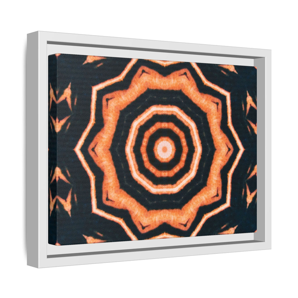 "417" Cymatic Framed Matte Canvas