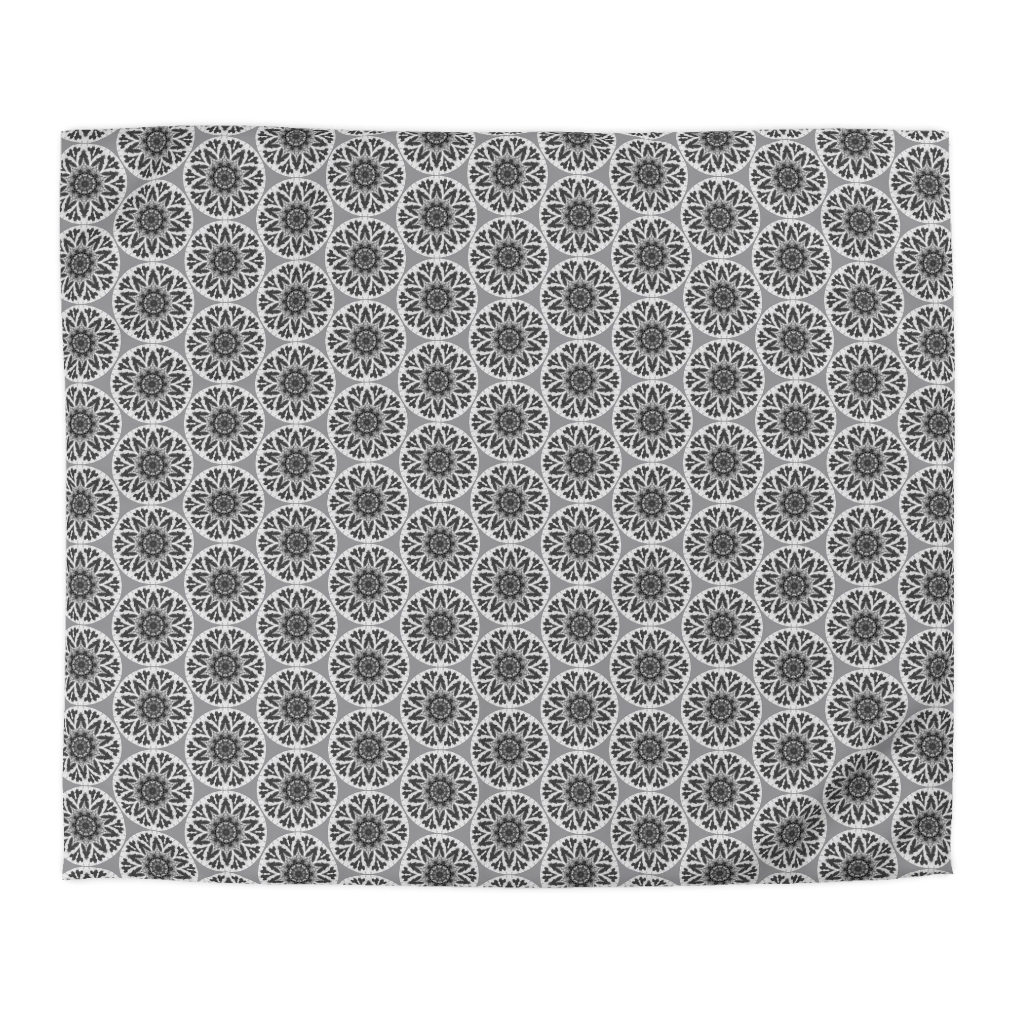 "GETA" Cymatic Duvet Cover (Grey) - Housewarming