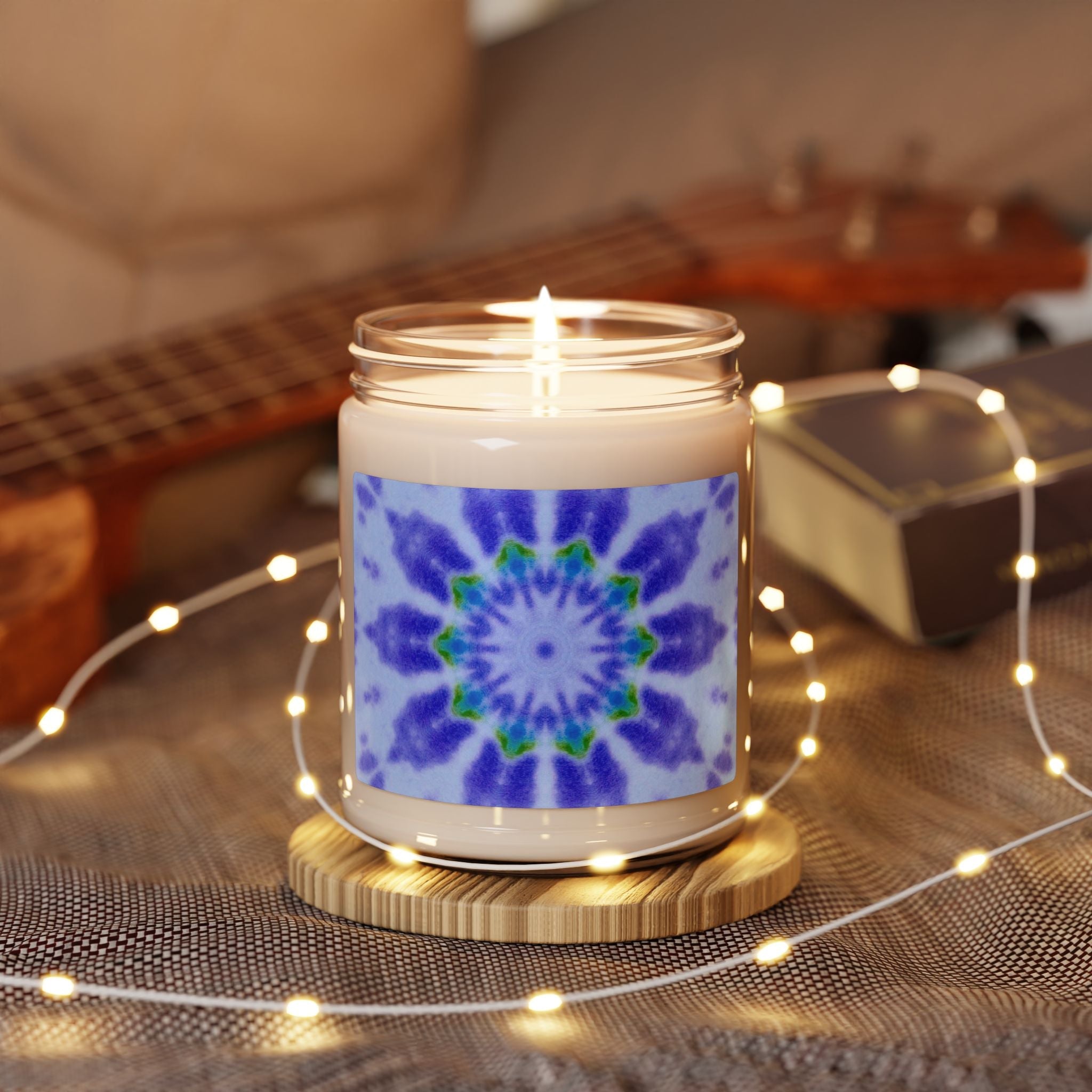“LOTUS” Cymatic Scented Soy Candle 9oz