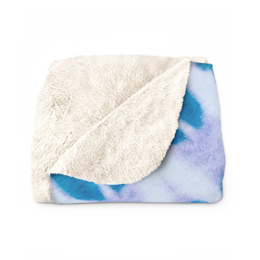 "E-VEIL I" Cymatic Sherpa Fleece Blanket