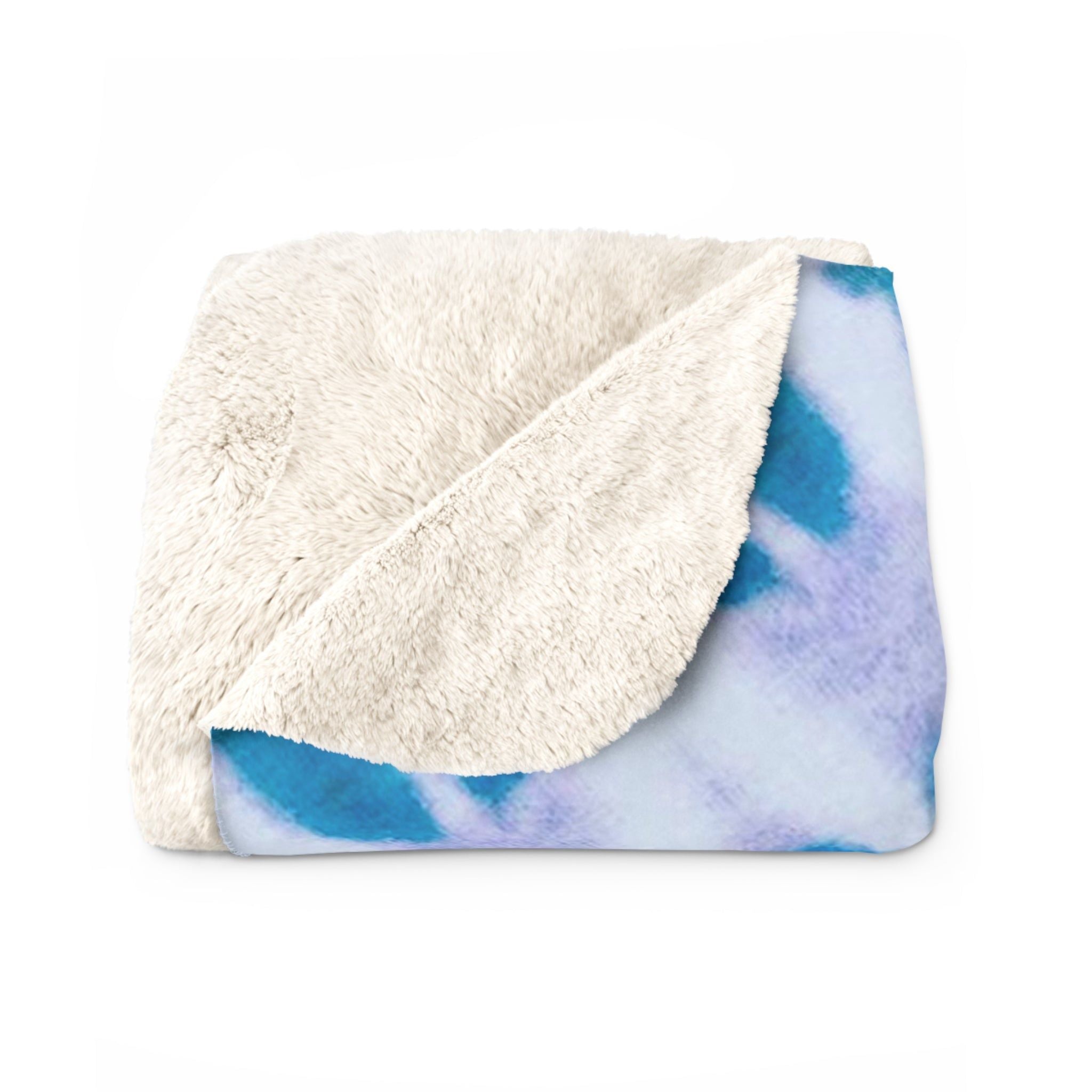 "E-VEIL I" Cymatic Sherpa Fleece Blanket