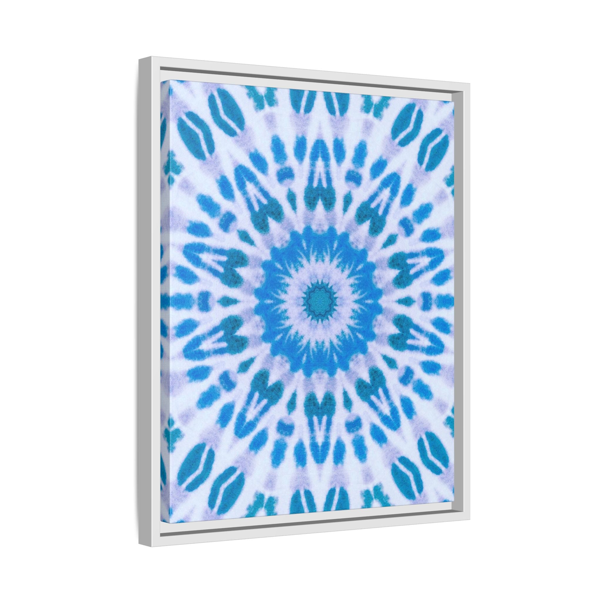 "E-VEIL I" Cymatic Framed Matte Canvas