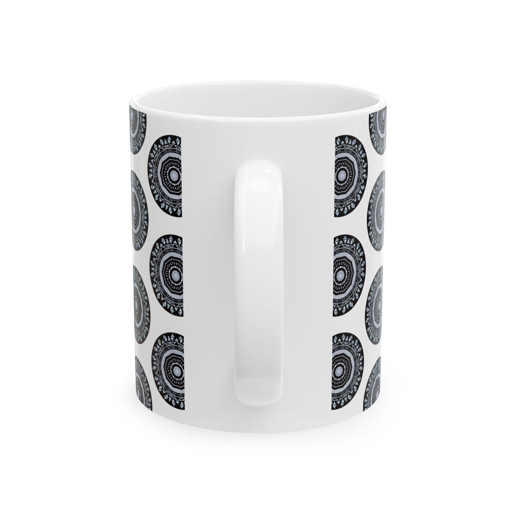 “MAYA” Cymatic AOP Ceramic Mug (White)