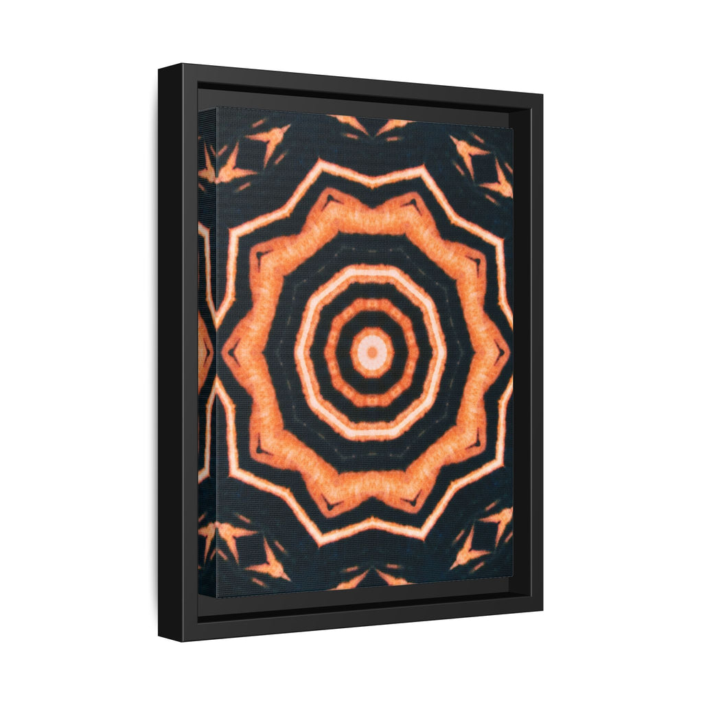 "417" Cymatic Framed Matte Canvas