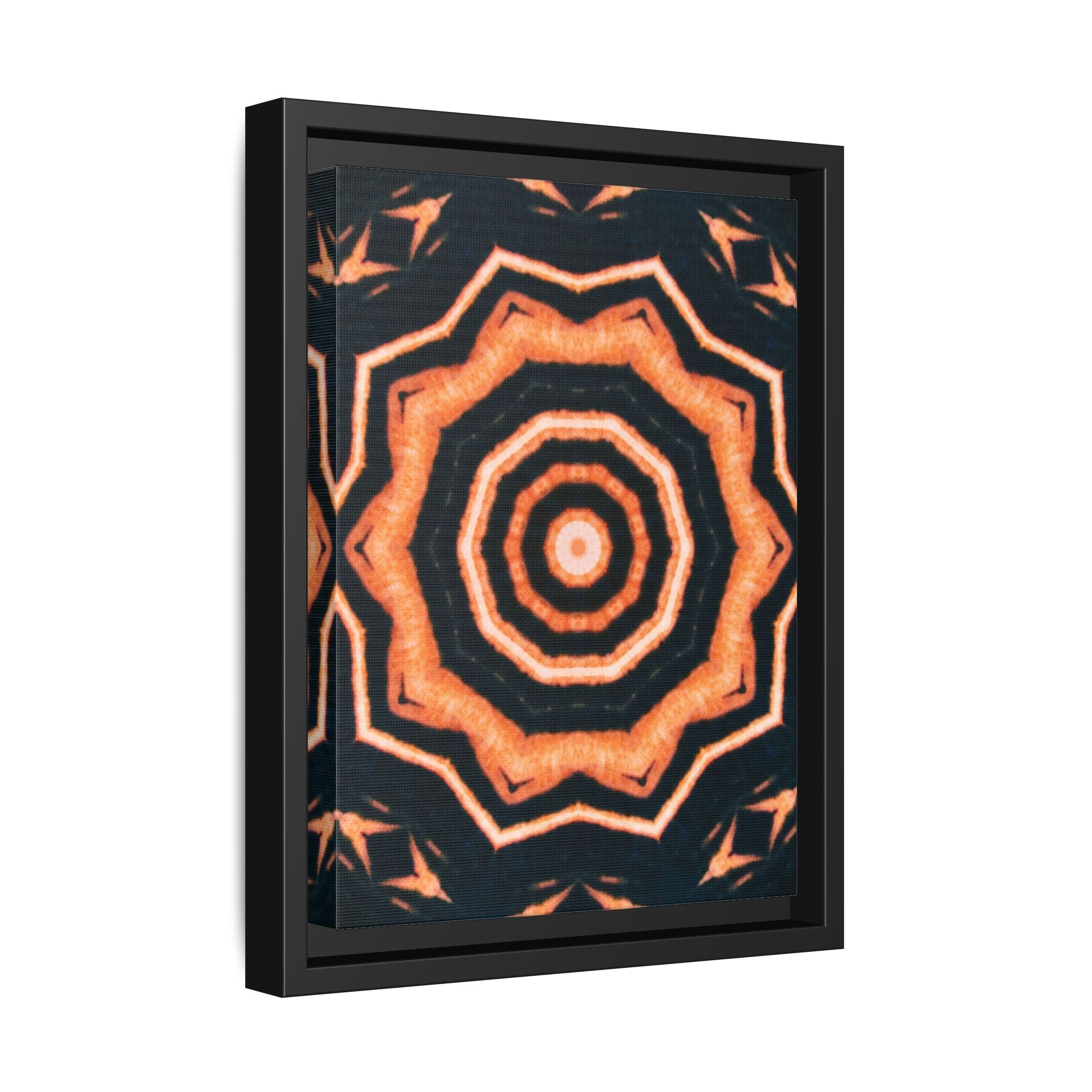 "417" Cymatic Framed Matte Canvas