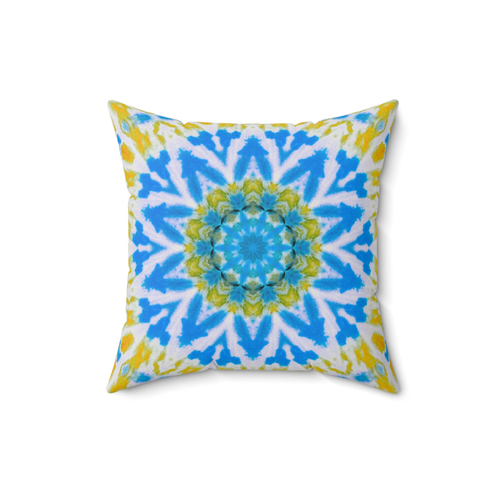 "GETA" Cymatic Print Square Cushion