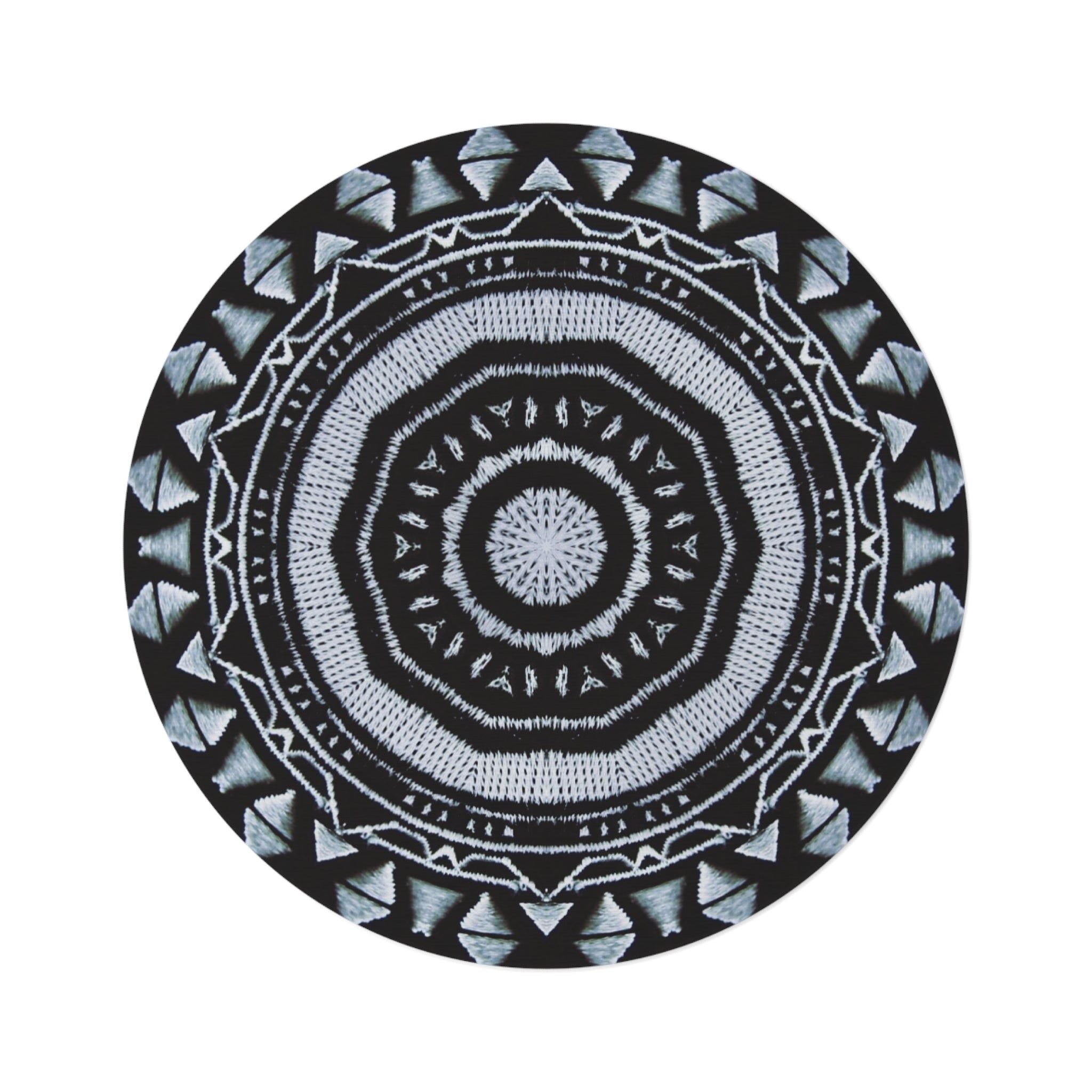 “MAYA” Cymatic Round Rug