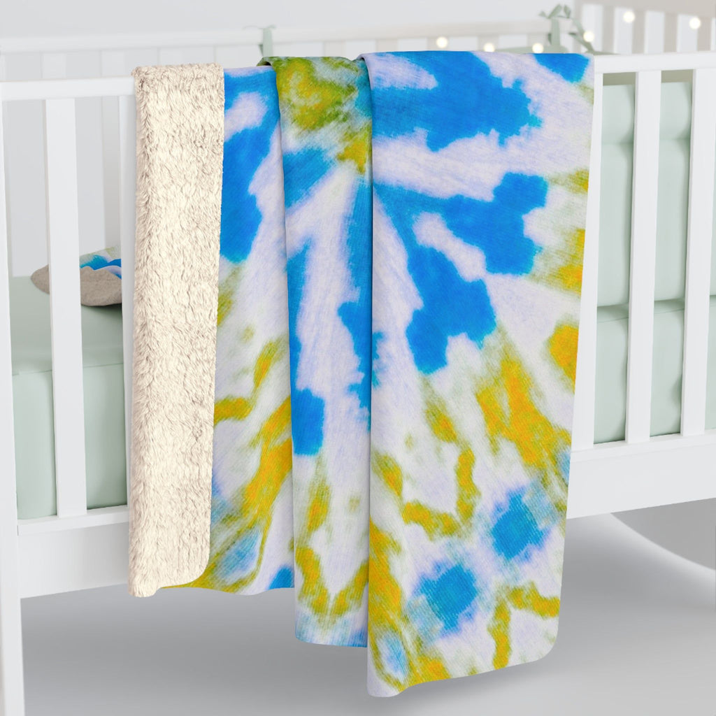 "GETA" Cymatic Sherpa Fleece Blanket