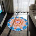 “CEILI” Cymatic Print Round Rug
