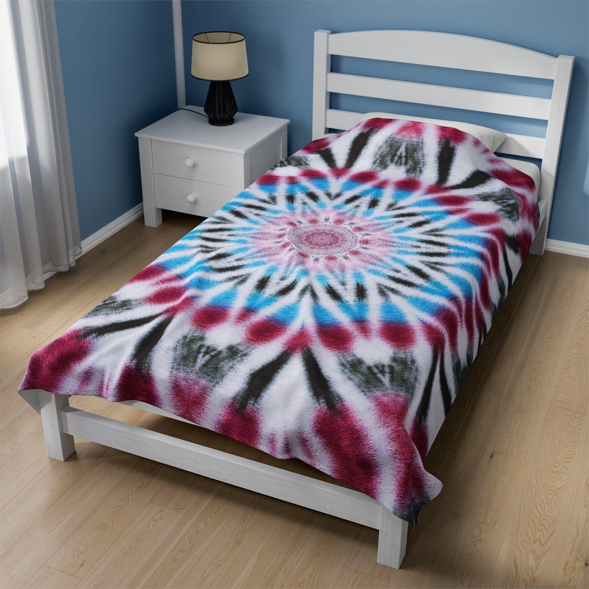 “HYP3R” Cymatic Velveteen Plush Blanket