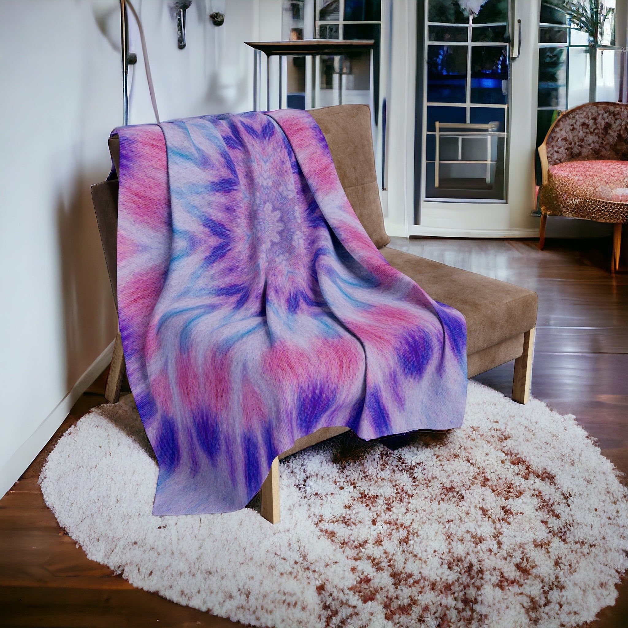 “DAS33D” Cymatic Arctic Fleece Blanket