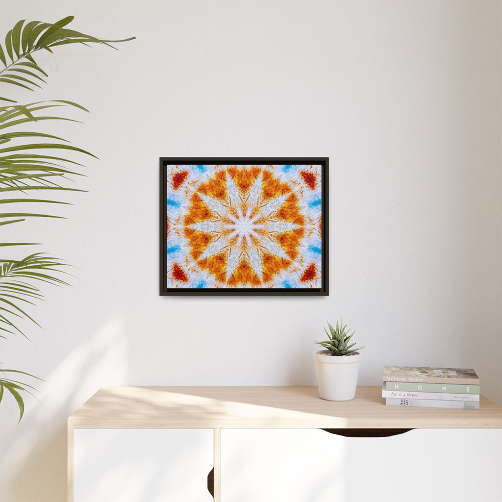 "SOL" Cymatic Framed Matte Canvas