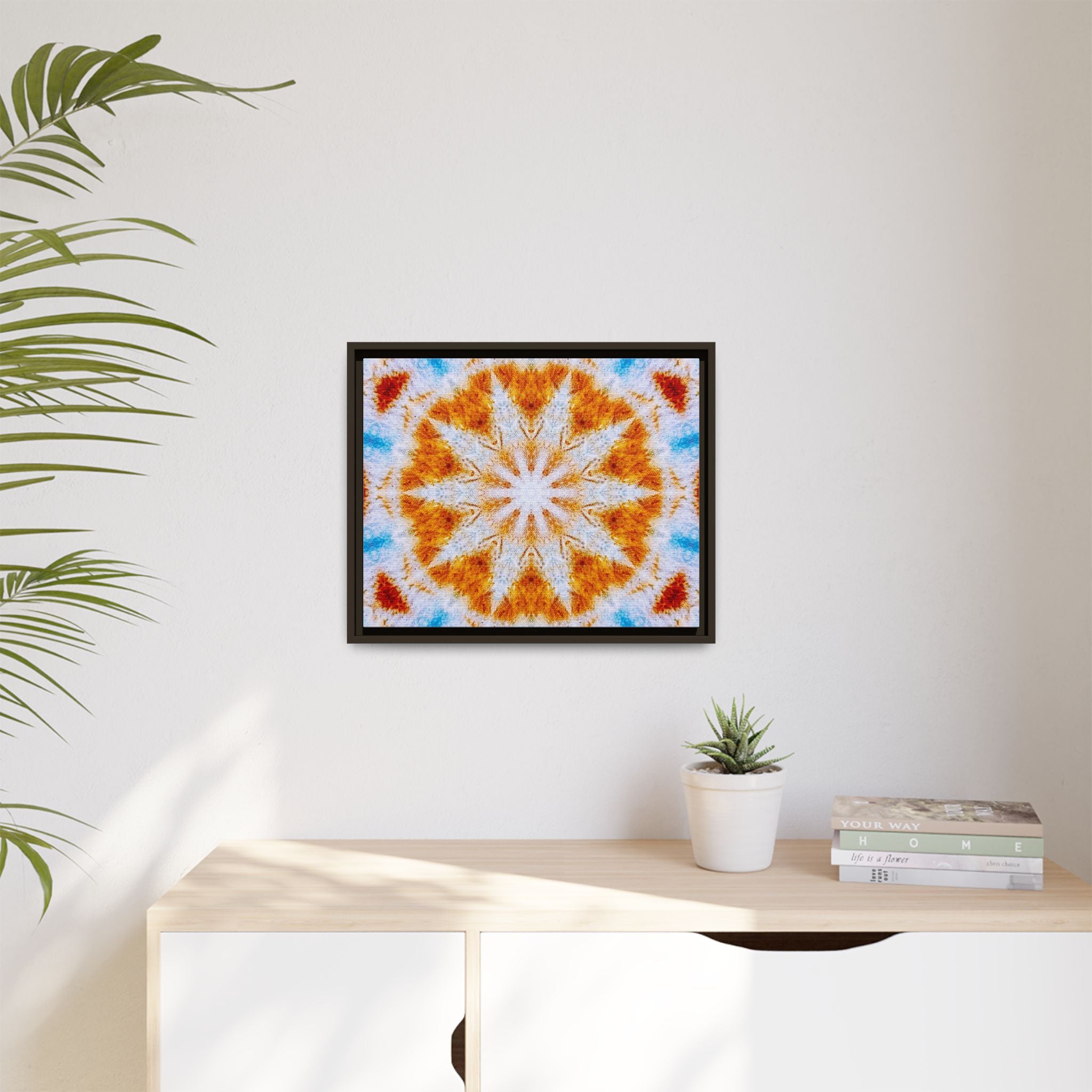 "SOL" Cymatic Framed Matte Canvas