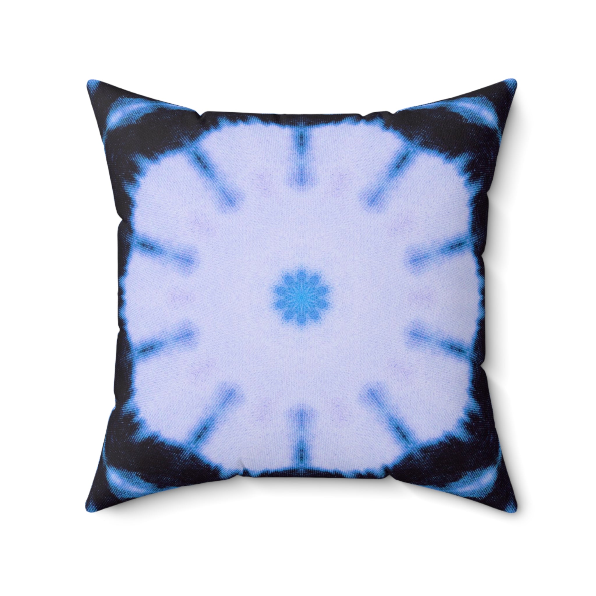 "SNWFLK" Cymatic Print Square Cushion