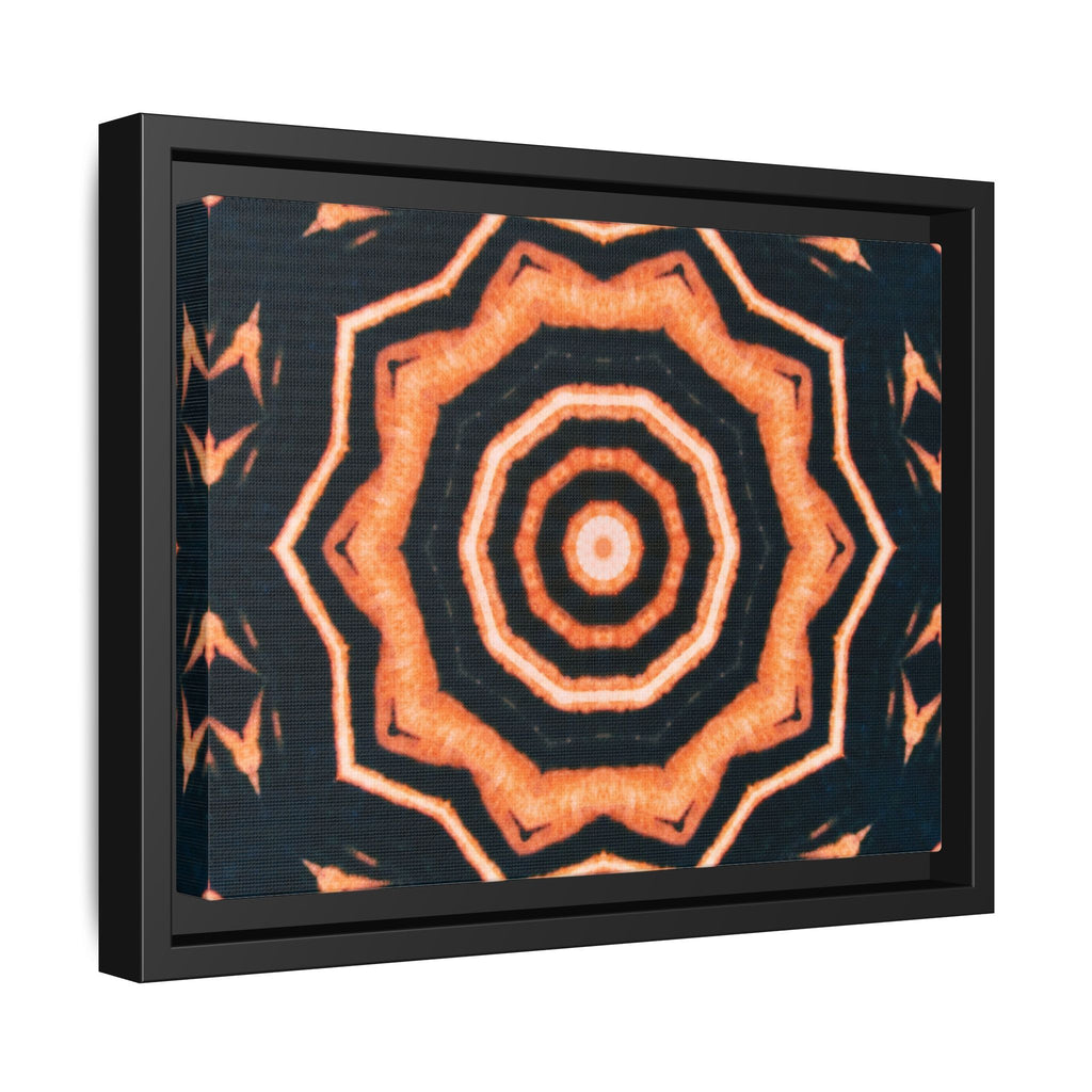 "417" Cymatic Framed Matte Canvas