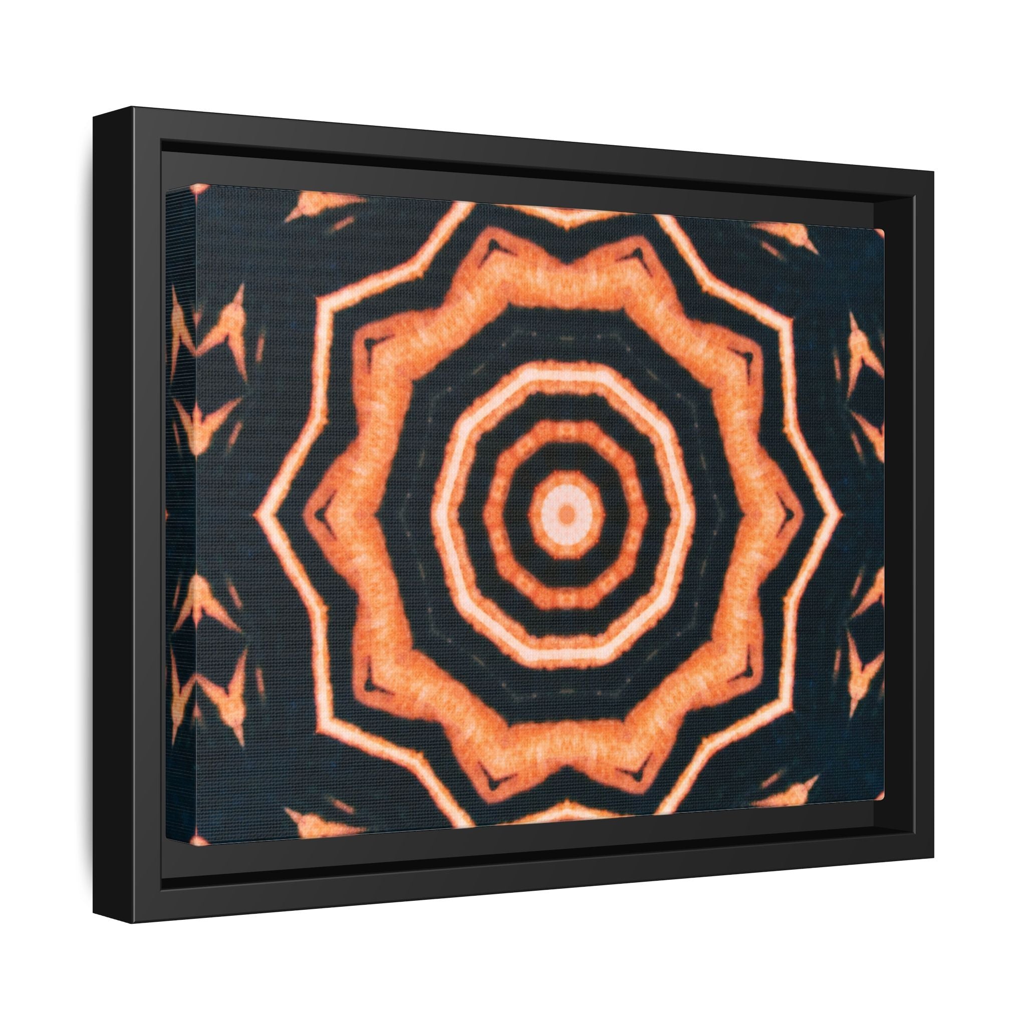 "417" Cymatic Framed Matte Canvas
