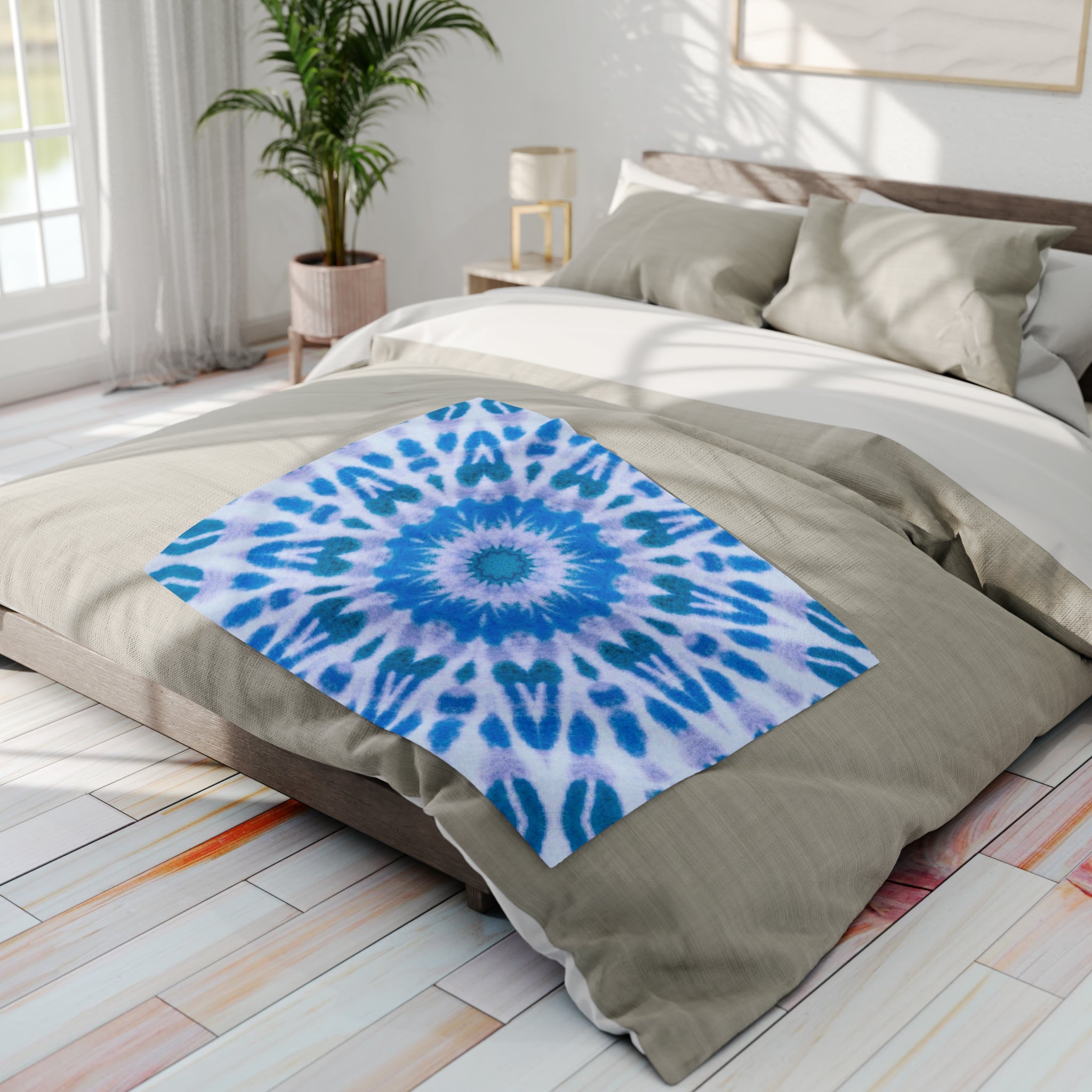 “E-VEIL I” Cymatic Arctic Fleece Blanket